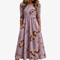 Heather Meadow Floral Pocket Midi Dress mysite
