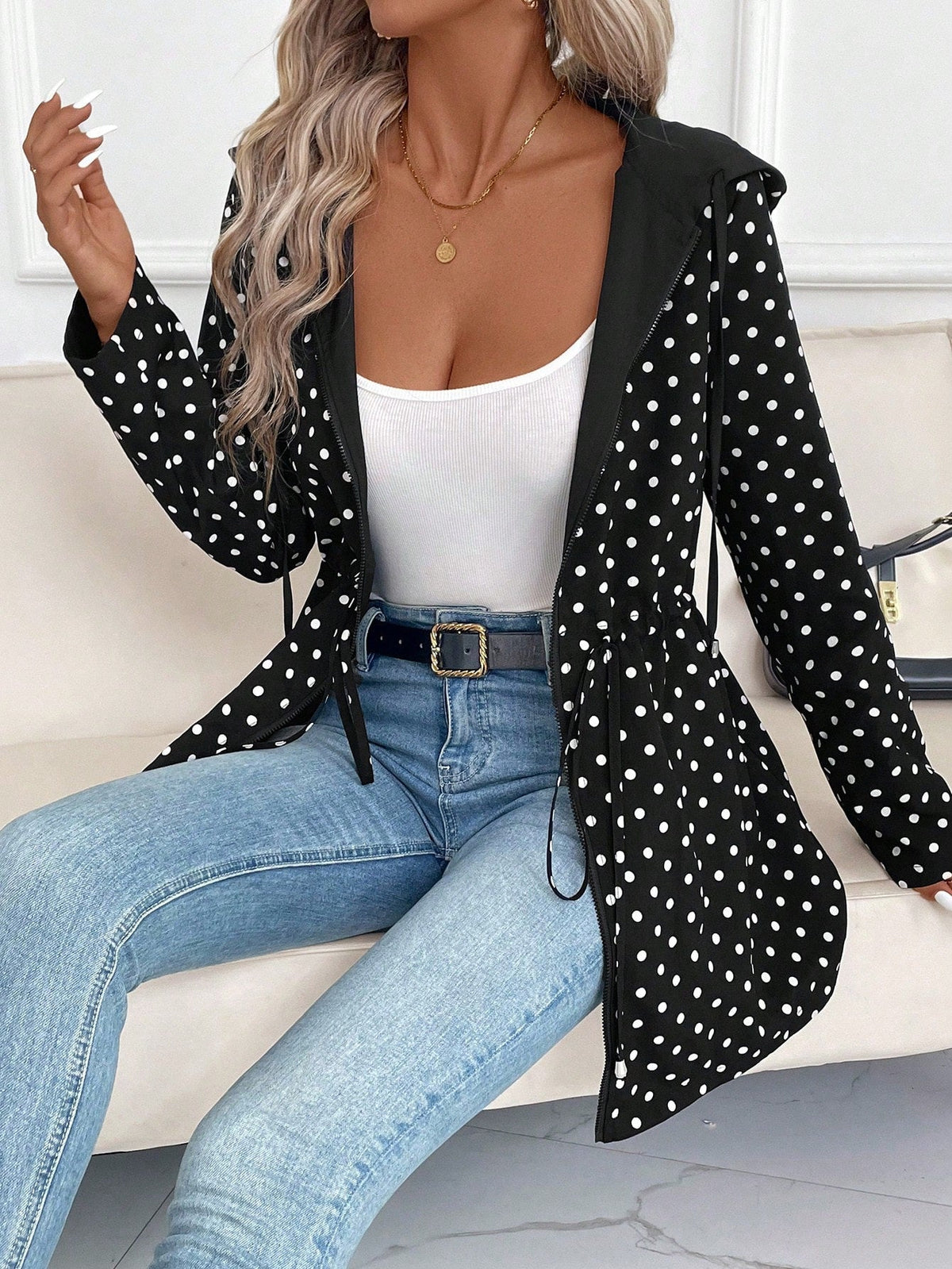 Hooded Reversible Leopard Print Coat mysite