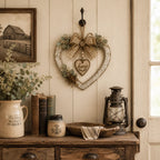 Rustic Farmhouse “Home” Heart Wreath – Ready-to-Hang Country Wall Decor mysite