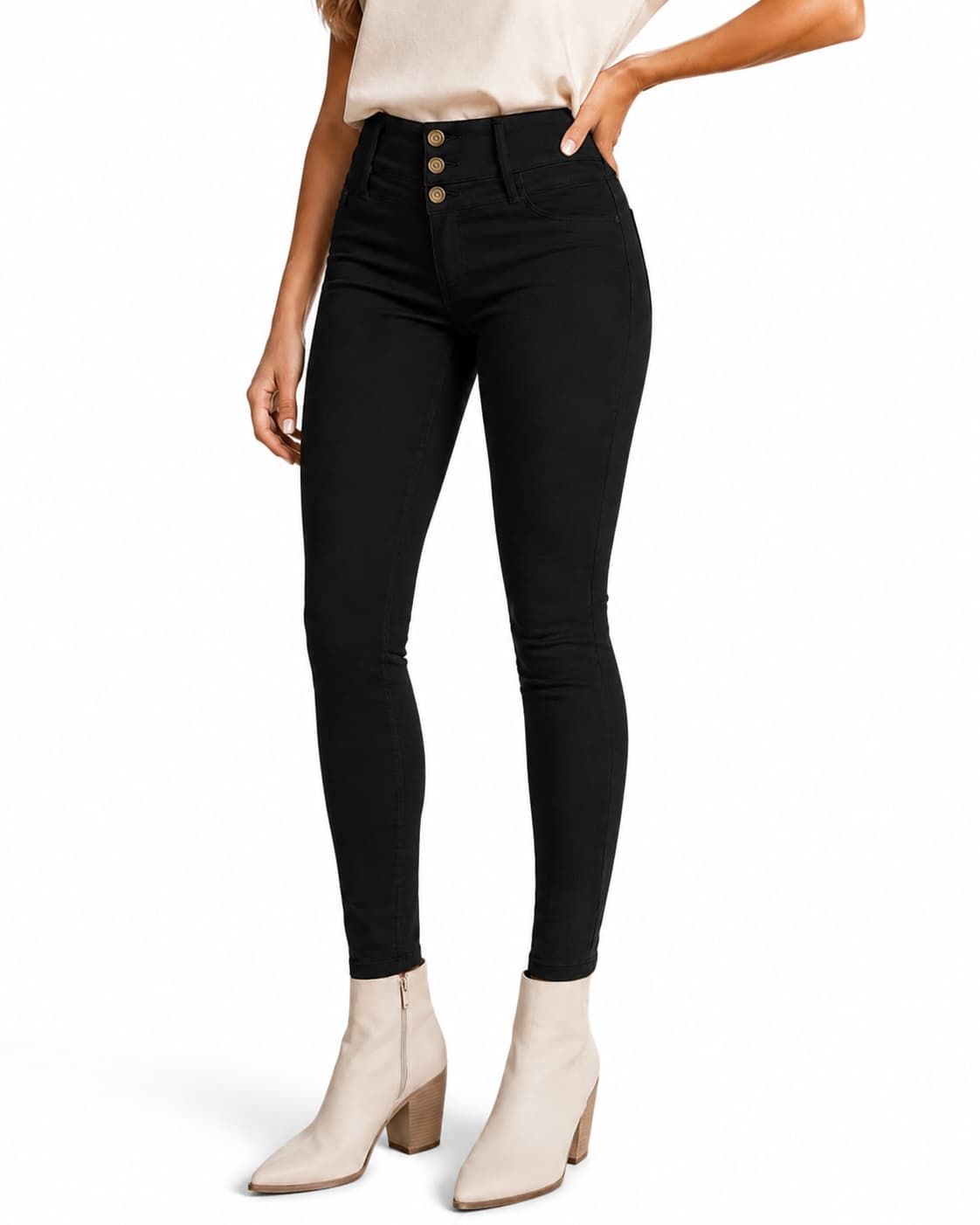 Women's Stretch High-Waist Skinny Pants Marlovene