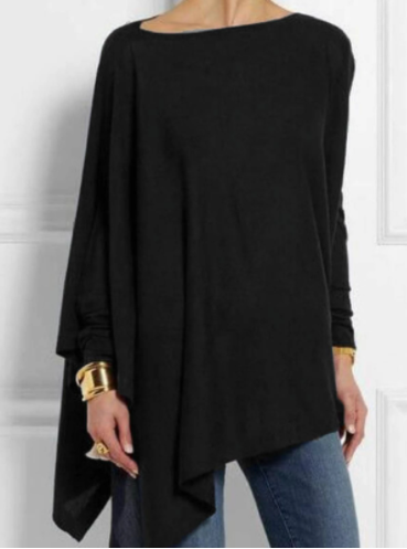 Long Sleeve Solid Color T-Shirt mysite