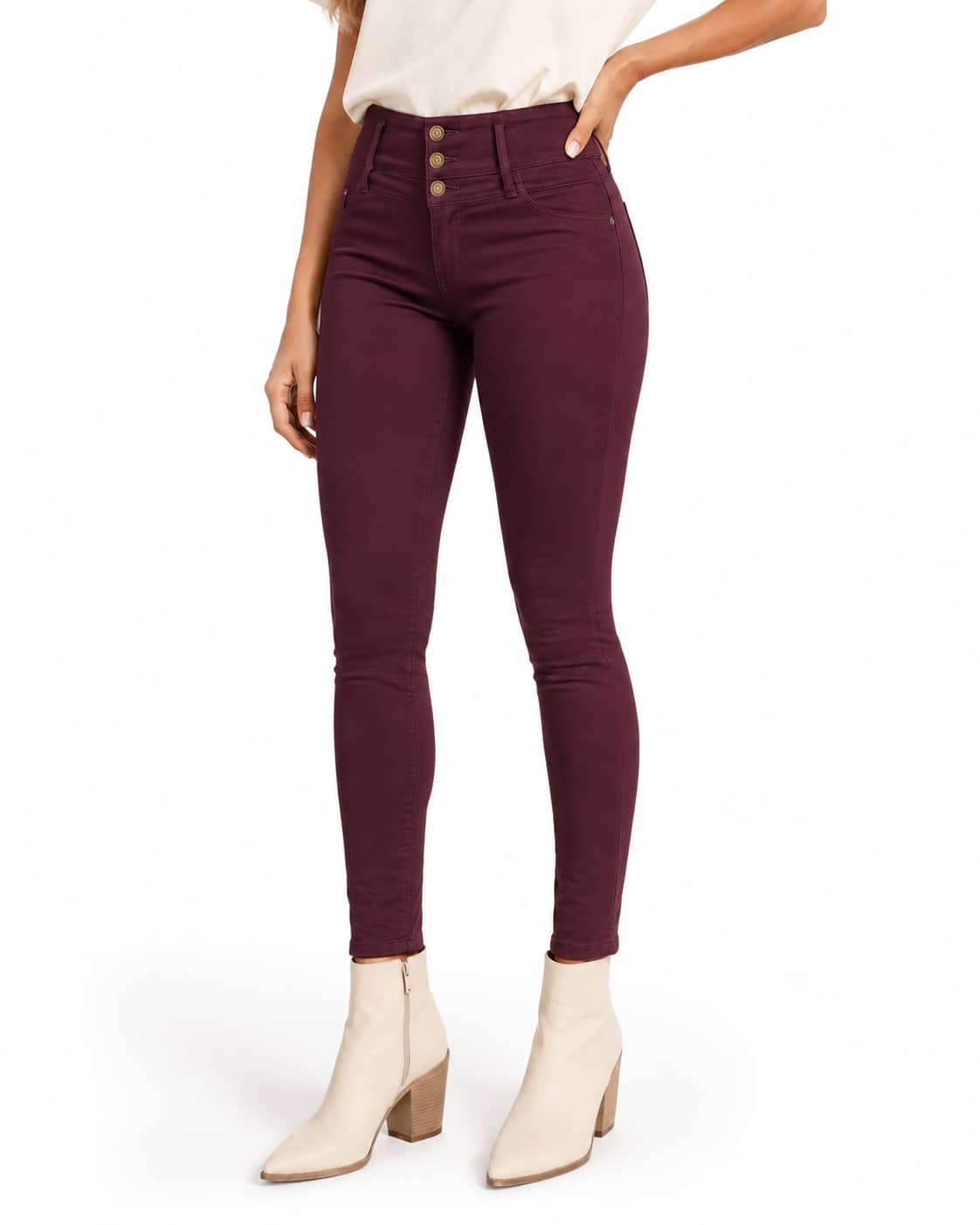 Women's Stretch High-Waist Skinny Pants Marlovene