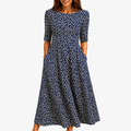 Midnight Bloom Pocket Maxi Dress mysite