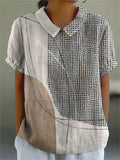 Lana | Shirt with Abstract Dots and Lines mysite