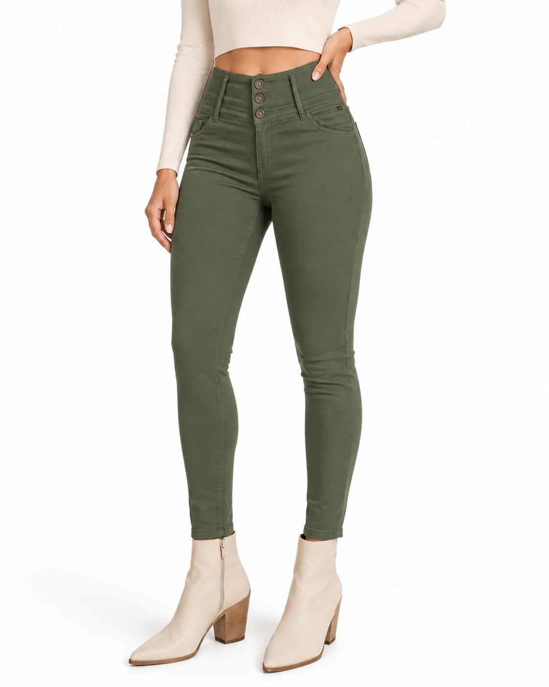 Women's Stretch High-Waist Skinny Pants Marlovene