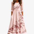 Rose Garden Charm Pocket Midi Dress mysite