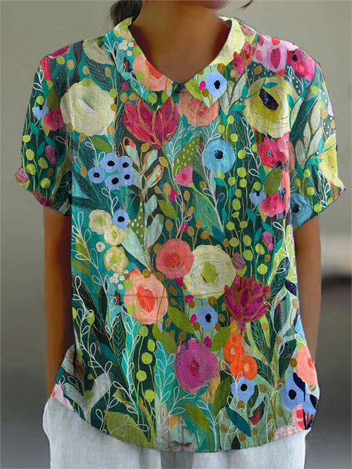 Daisy | Watercolor Floral Shirt mysite
