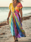 Bohemian Sun Design Dress mysite