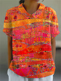 Isla | Abstract Print Shirt mysite