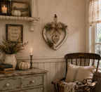 Rustic Farmhouse “Home” Heart Wreath – Ready-to-Hang Country Wall Decor mysite