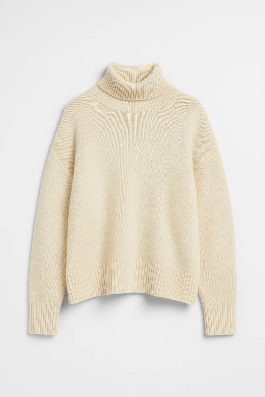 MELIORA | LOOSE-FIT ROLL-NECK KNIT SWEATER mysite