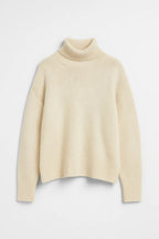 MELIORA | LOOSE-FIT ROLL-NECK KNIT SWEATER mysite