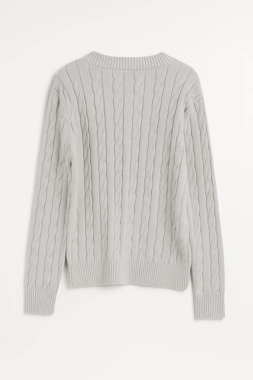 SUNNIVA | V-NECK CABLE-KNIT SWEATER mysite