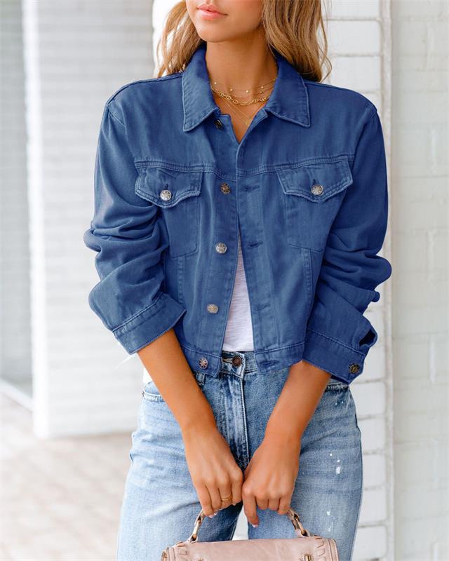 Vibrant Denim Jacket mysite