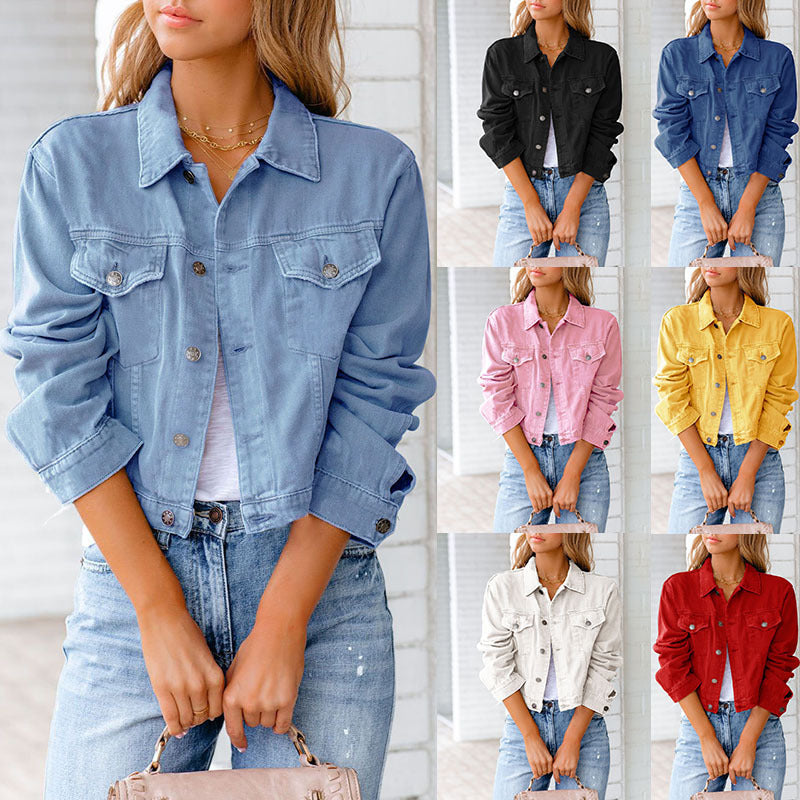 Vibrant Denim Jacket mysite