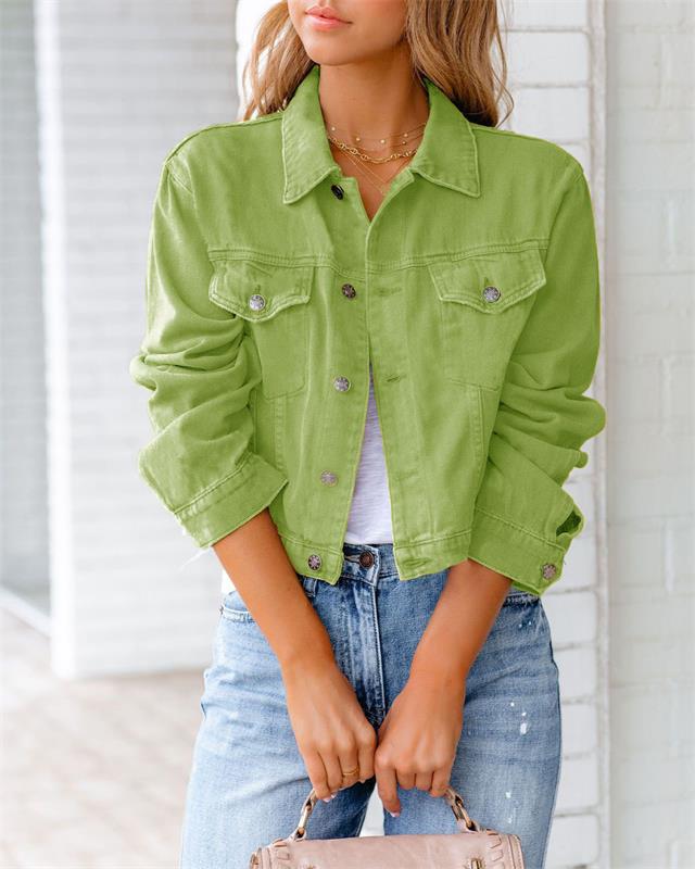 Vibrant Denim Jacket mysite