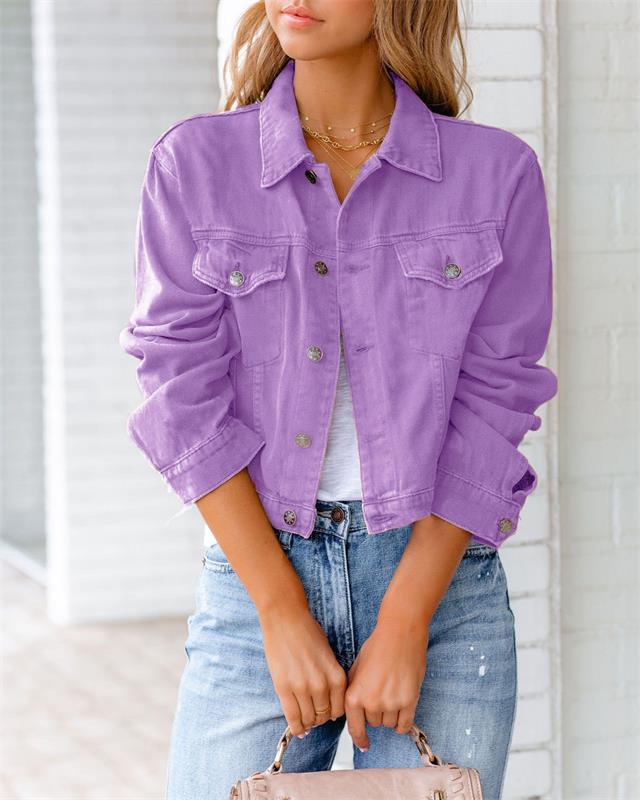 Vibrant Denim Jacket mysite