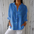 Clara | Modern Blue Stripe Blouse mysite