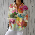 Ines | Watercolour Floral Blouse mysite