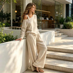 Drape & Drift Off-Shoulder Two Piece Set mysite