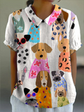 Tilly | Dog Print Shirt mysite