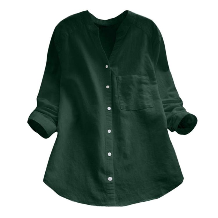 Japanese Style Handmade Linen Cotton Casual Loose Shirt mysite