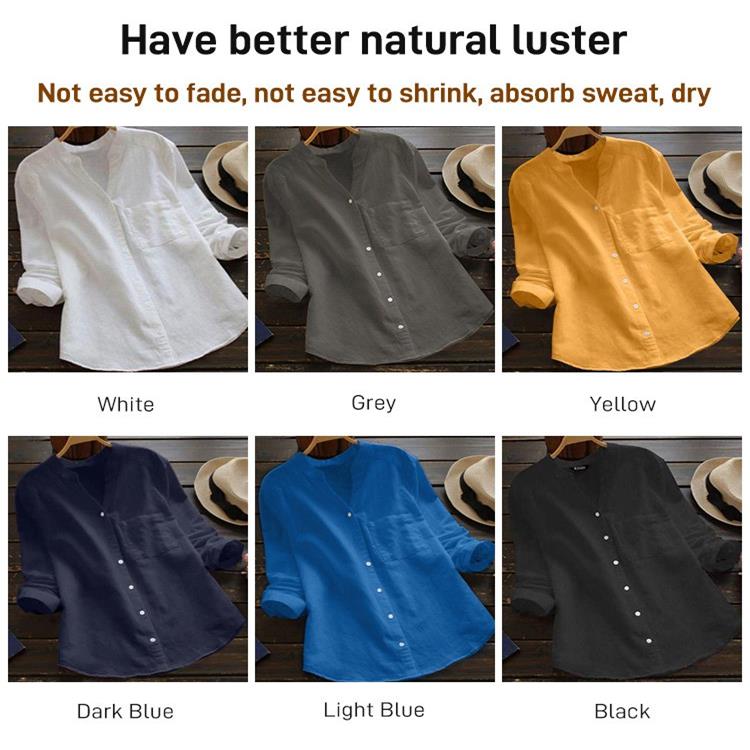 Japanese Style Handmade Linen Cotton Casual Loose Shirt mysite