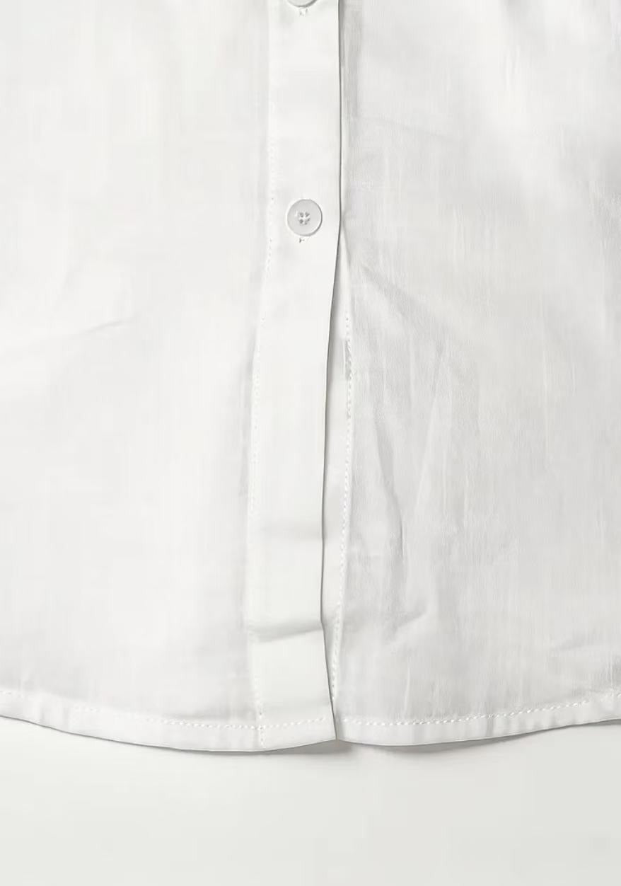 Women’s Lightweight Linen Button-Up Shirt – Relaxed Fit Long Sleeve Blouse Marlovene