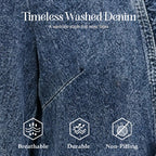🧥  Women's Denim Jacket with Ruffles & Open Front – Lightweight & Feminine – Versatile & Chic 👗 mysite