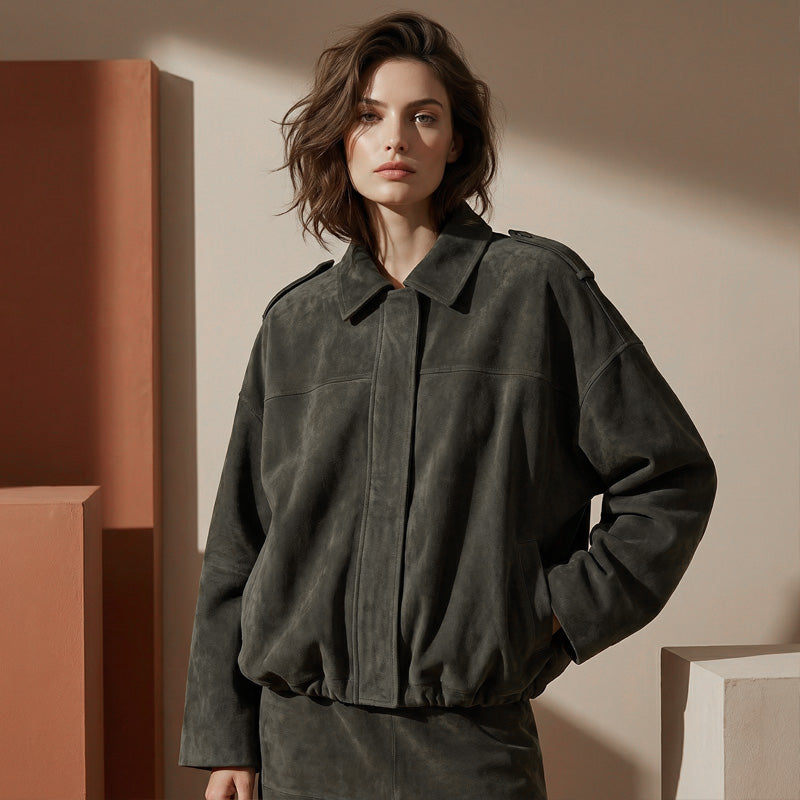 🧥 50% OFF NOW! ✨ Women's Suede-Like Cropped Bomber Jacket – Soft Fabric, Modern Silhouette & Versatile Style 👜 mysite