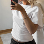 ⏰ Limited 50% Off🔥！！🌸✨ Women's Summer Chic Fitted Waist Tee mysite