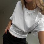 ⏰ Limited 50% Off🔥！！🌸✨ Women's Summer Chic Fitted Waist Tee mysite