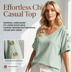 Women's Casual Scoop Neck Top mysite