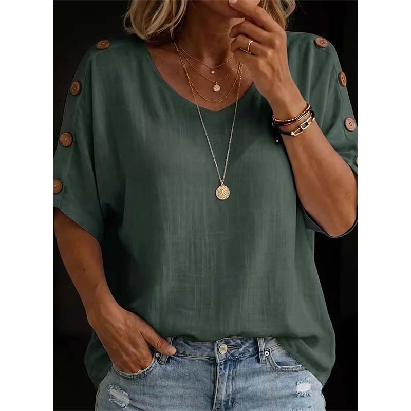 Women's Casual Scoop Neck Top mysite