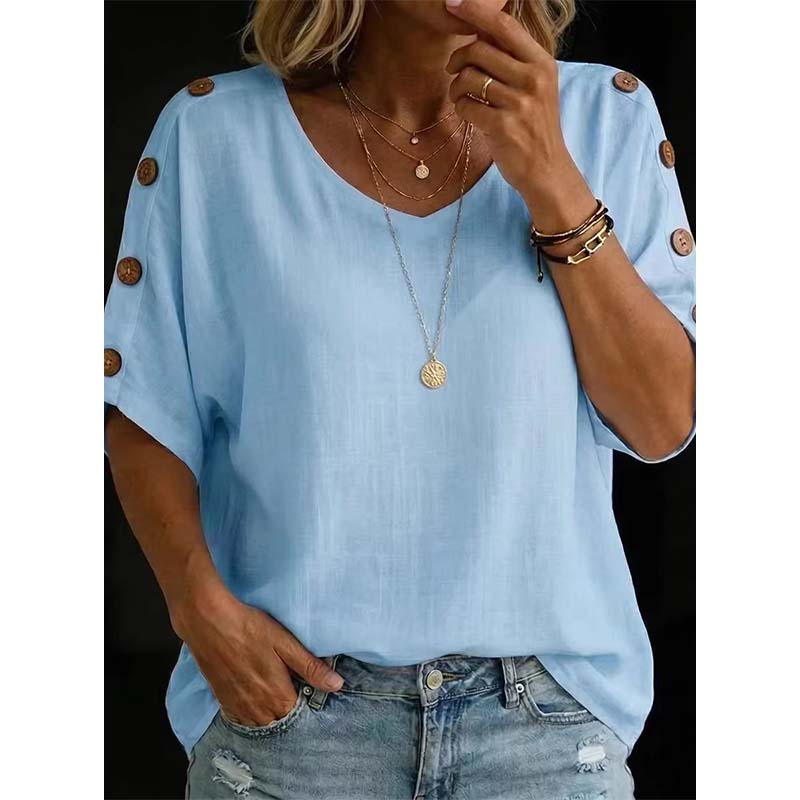 Women's Casual Scoop Neck Top mysite