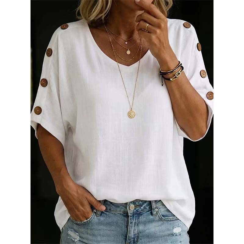 Women's Casual Scoop Neck Top mysite
