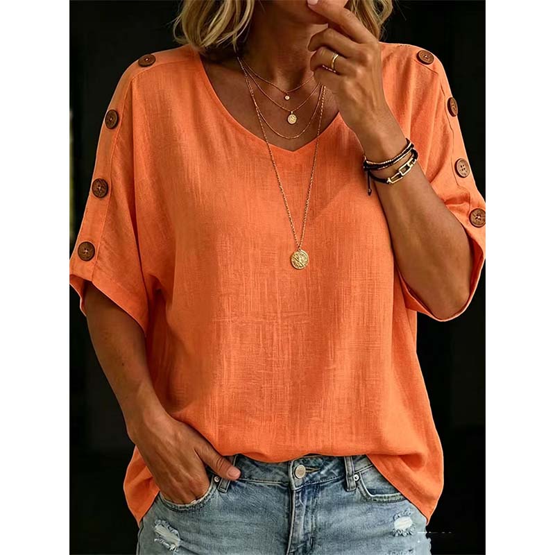 Women's Casual Scoop Neck Top mysite