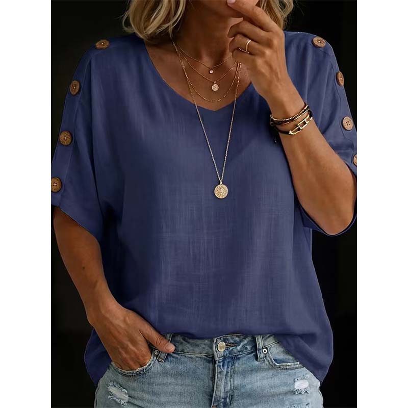 Women's Casual Scoop Neck Top mysite