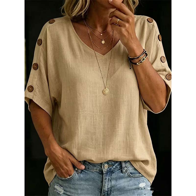 Women's Casual Scoop Neck Top mysite