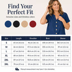 Women's Summer Casual V-Neck Top mysite