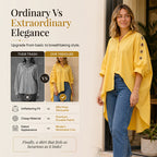⌛Limited-Time Offer-Women's Oversized Asymmetrical Shirt with Eyelet Details mysite