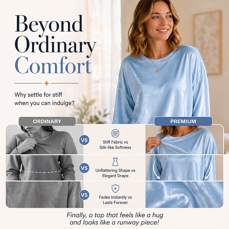 Women's Casual Crewneck Long Sleeve Top mysite