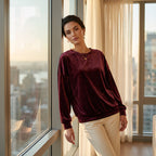Women's Casual Crewneck Long Sleeve Top mysite