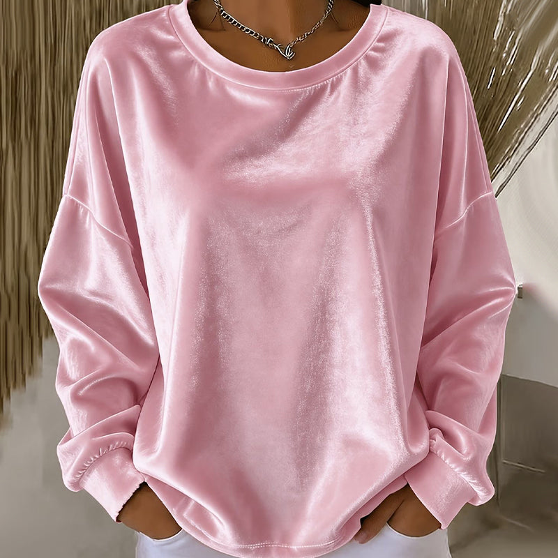 Women's Casual Crewneck Long Sleeve Top mysite