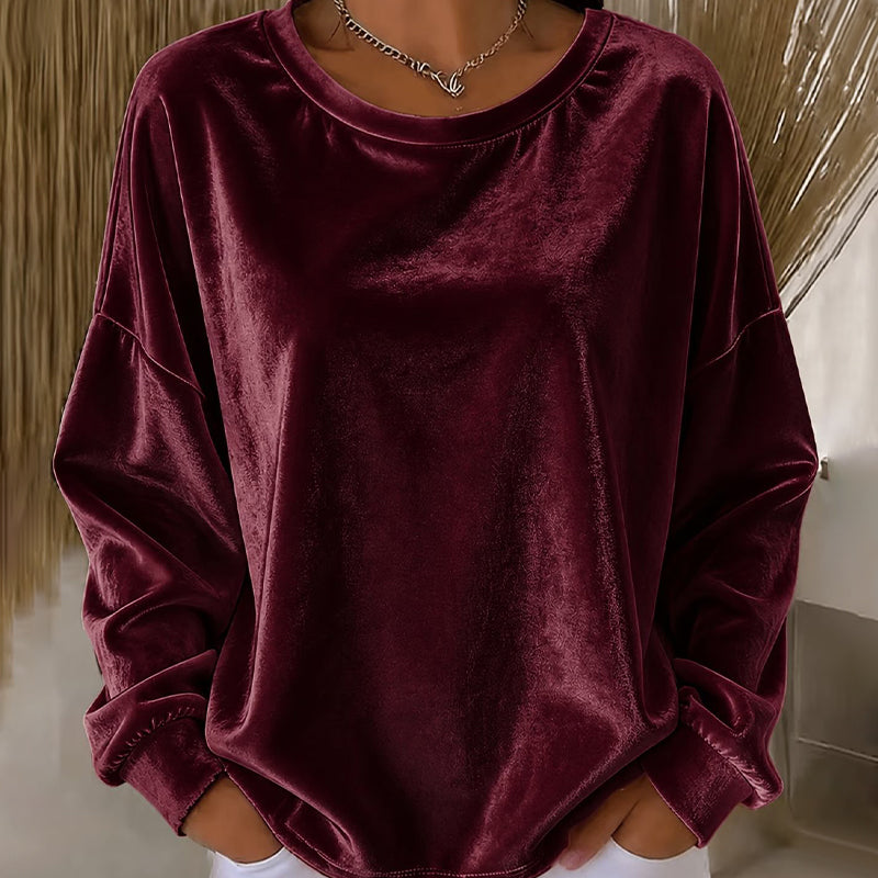 Women's Casual Crewneck Long Sleeve Top mysite