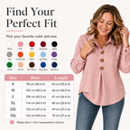 Women's Elegant Lapel Collar Button Top mysite