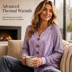 Women's Casual Velvet Long Sleeve Top mysite
