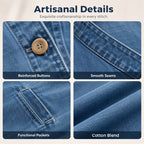 Women's Casual Collarless Button Cardigan Jacket mysite