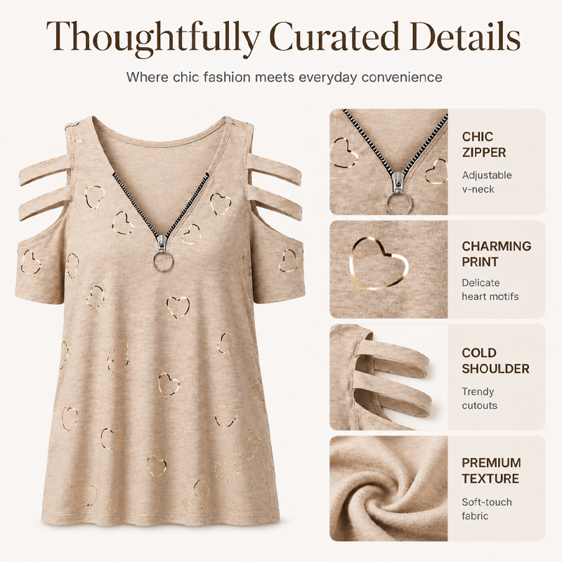 Women's Cold Shoulder T-Shirt mysite