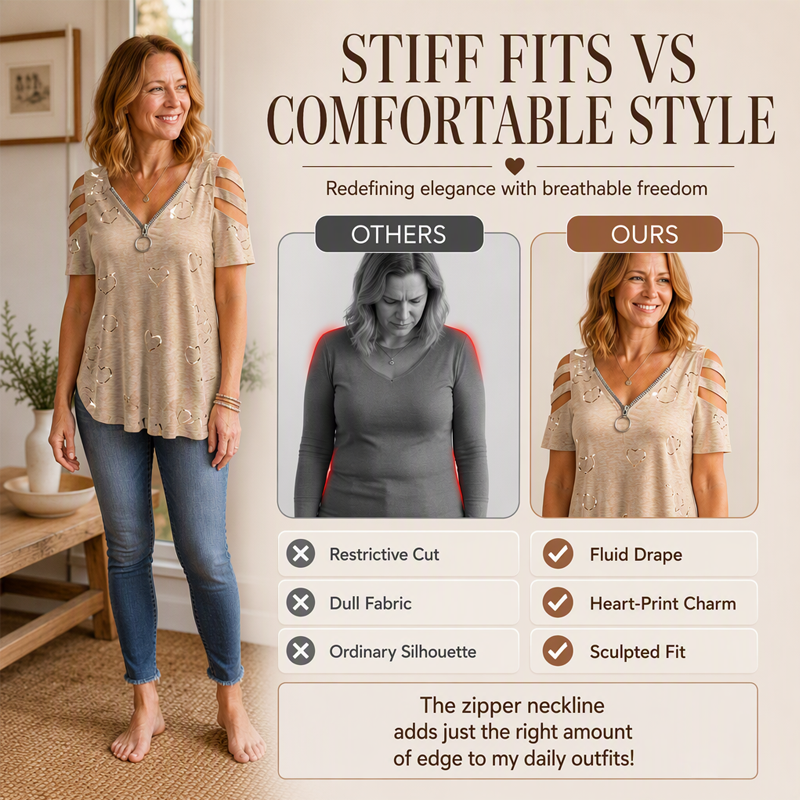 Women's Cold Shoulder T-Shirt mysite